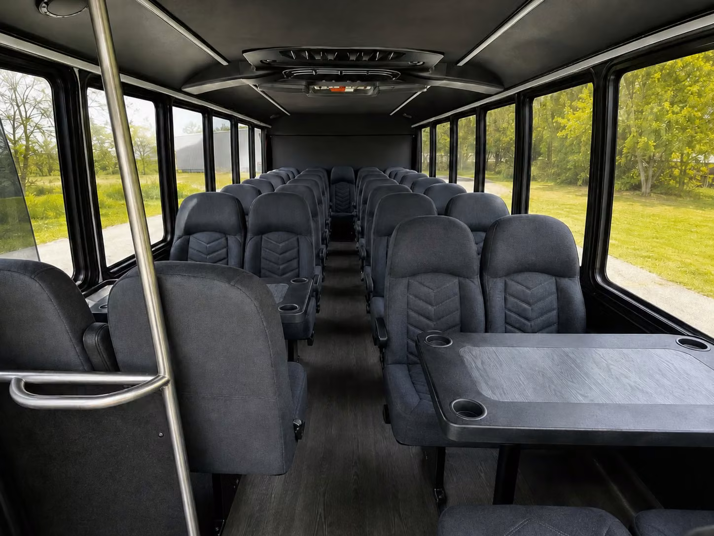 15 passenger minibus inside