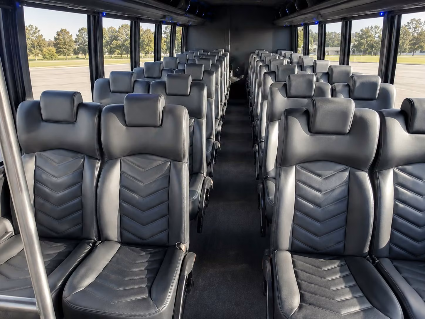 15 passenger minibus interior