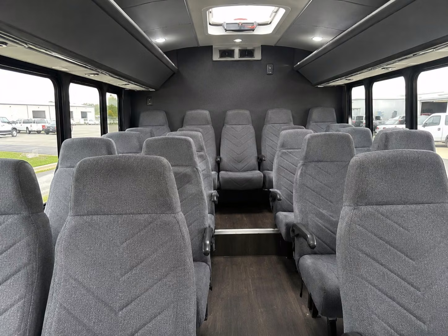 18 passenger minibus inside