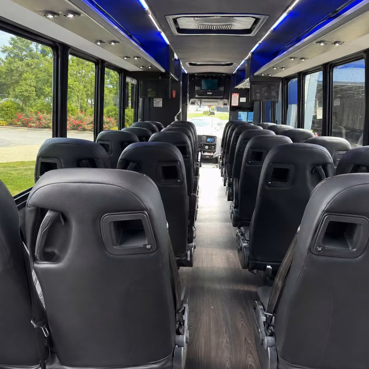 25 passenger minibus inside