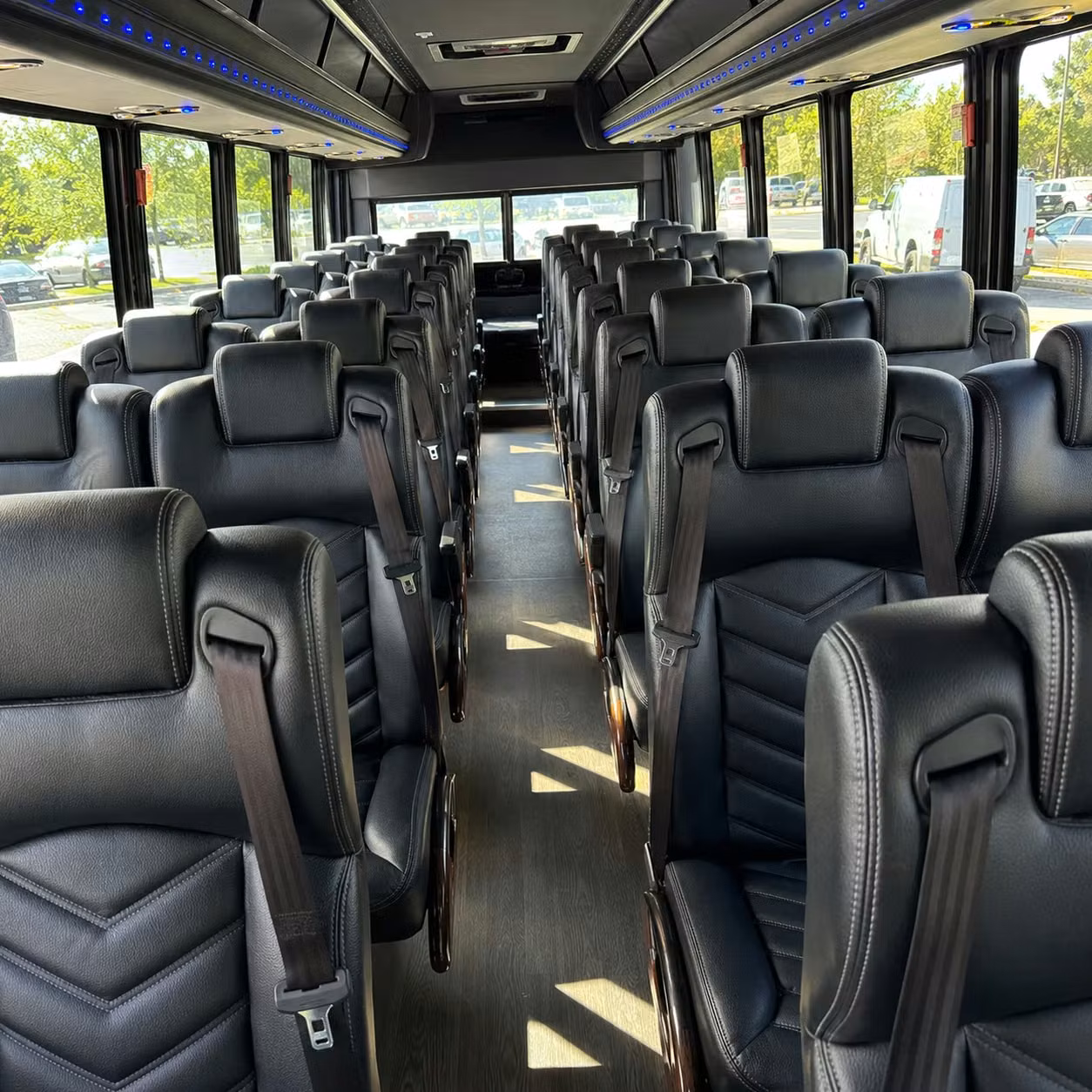 25 passenger minibus interior