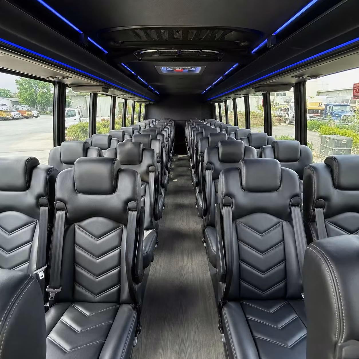 30 passenger minibus inside
