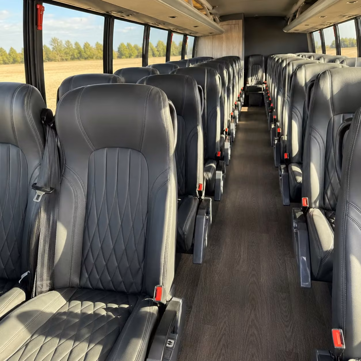 35 passenger minibus inside