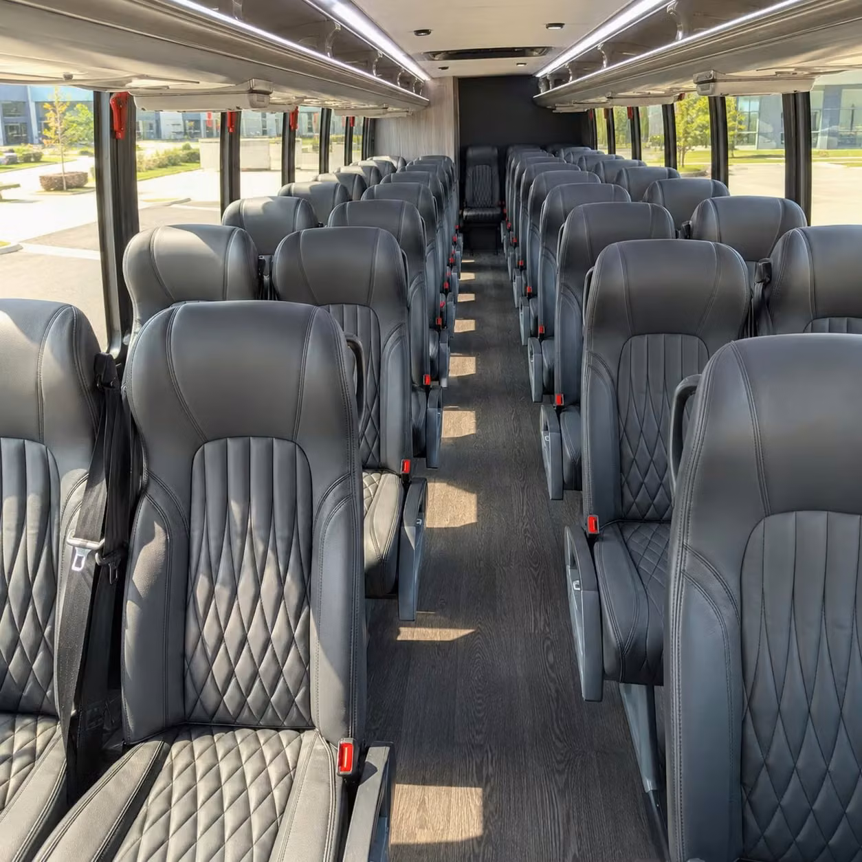 35 passenger minibus interior