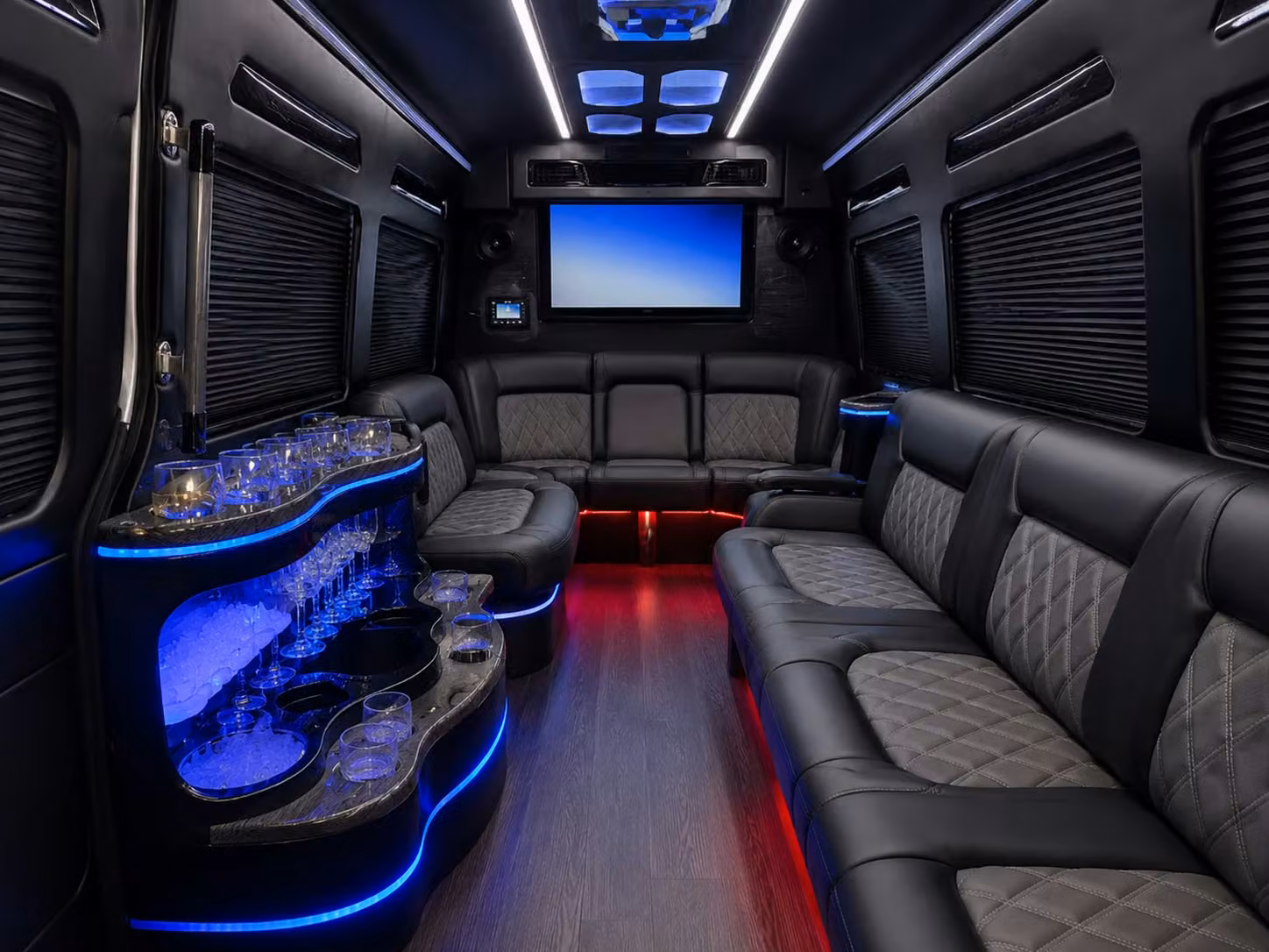 bus rental options for peoria trips
